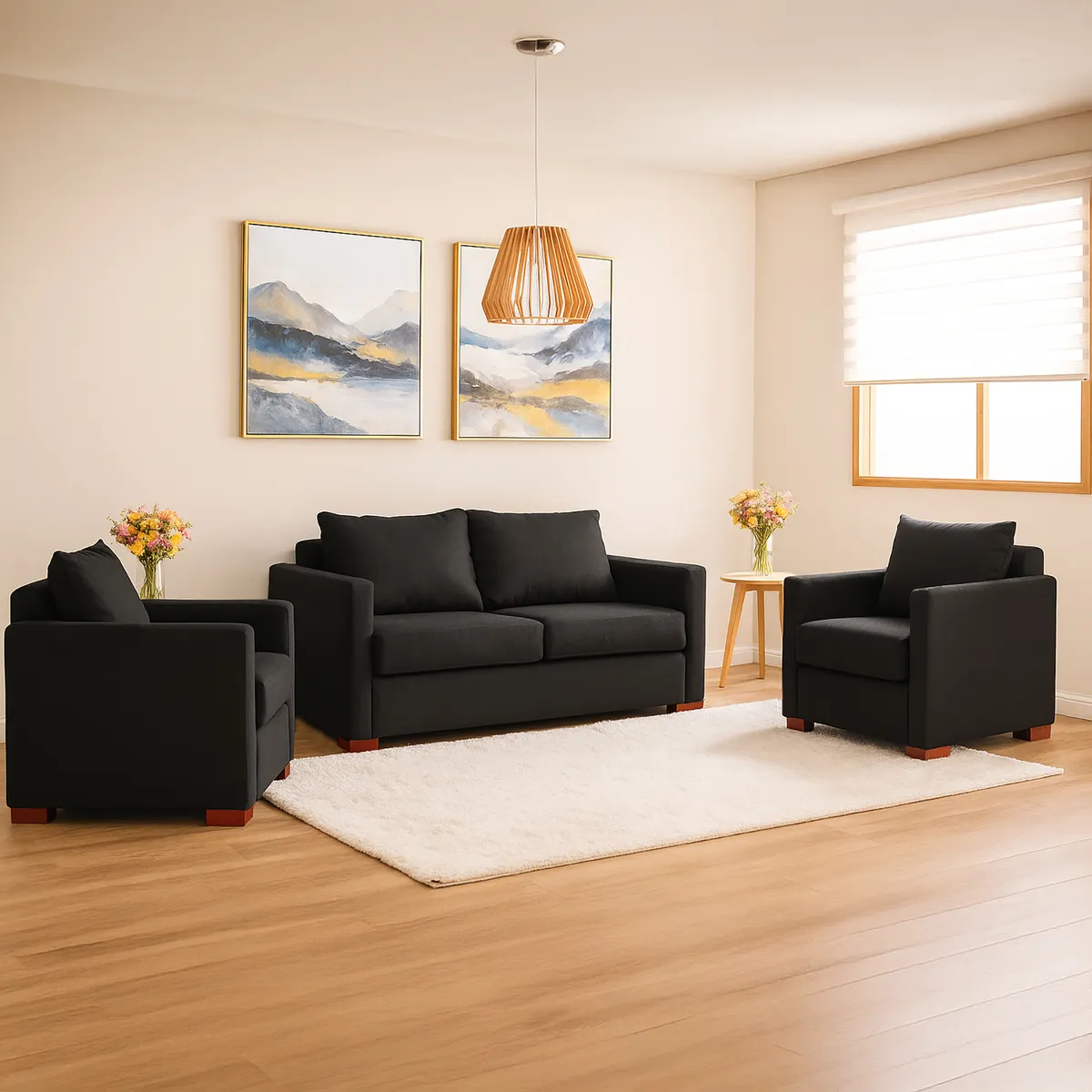 DKORA - Living 2 cuerpos Jade 117x68x77 cm