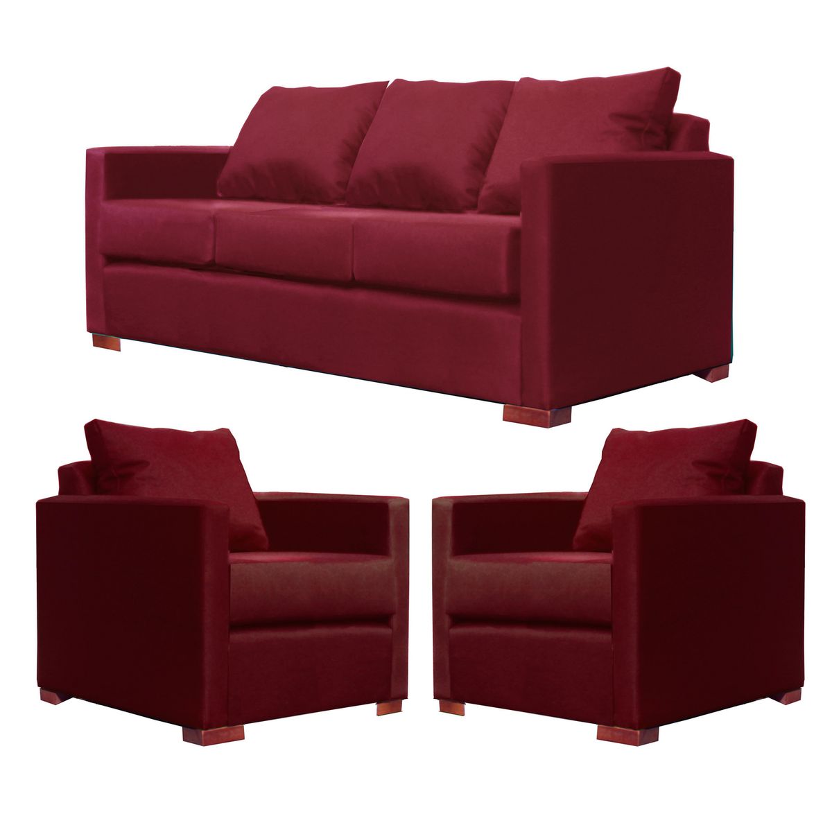 DKORA - Living 2 cuerpos Jade 117x68x77 cm