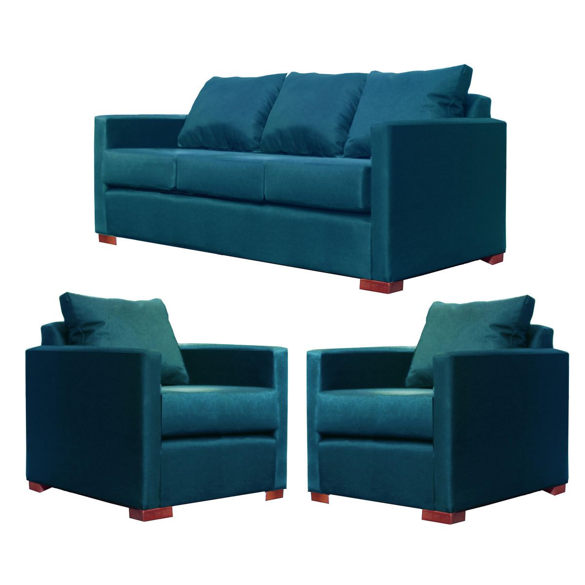 DKORA - Living 2 cuerpos Jade 117x68x77 cm