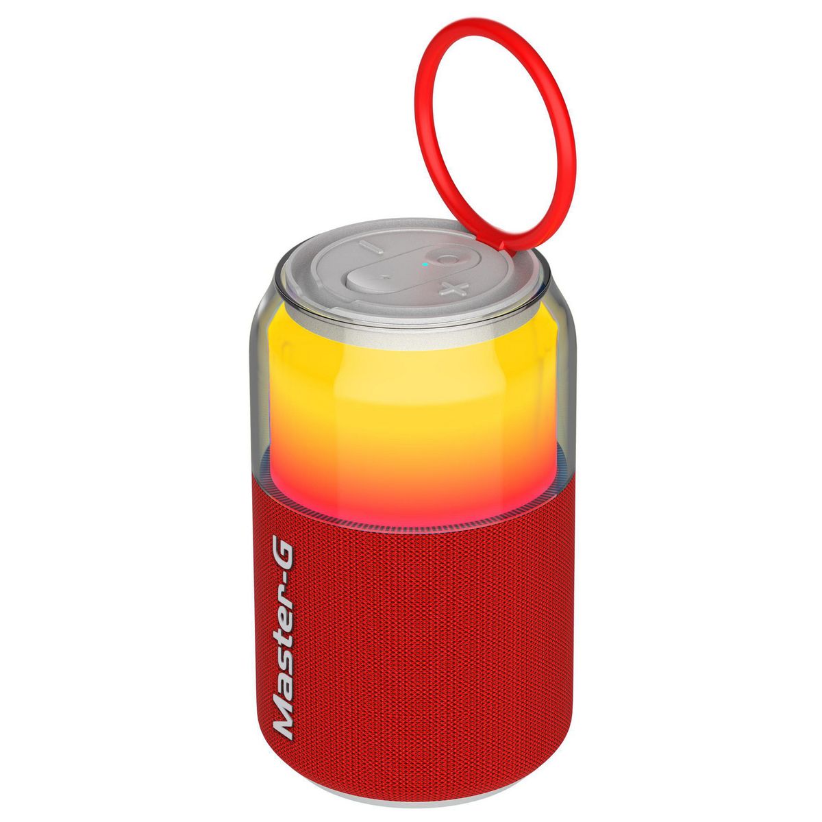 MASTER G - Parlante Portatil MGSPLASH Rojo