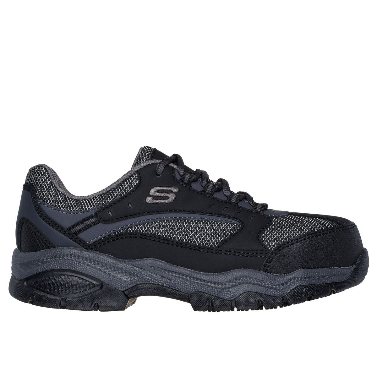 SKECHERS WORK - Zapatilla Mujer Biscoe BLK