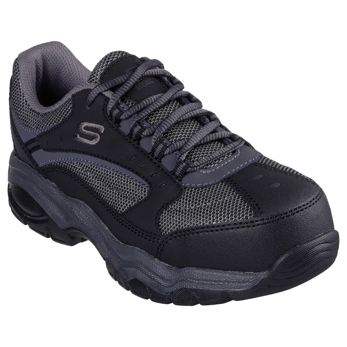 SKECHERS WORK - Zapatilla Mujer Biscoe BLK