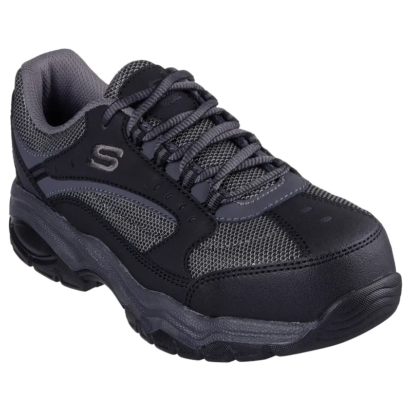 SKECHERS WORK - Zapatilla Mujer Talla 35 Biscoe BLK