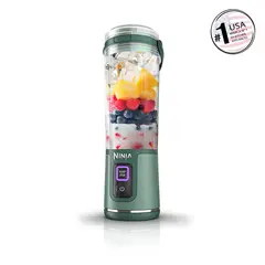 NINJA - Licuadora Individual Inlámbrica 0.5 Litros Verde Blast Esmerald
