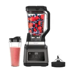 NINJA - Licuadora 2.1 Litros Plateado Profesional Plus 2 en 1