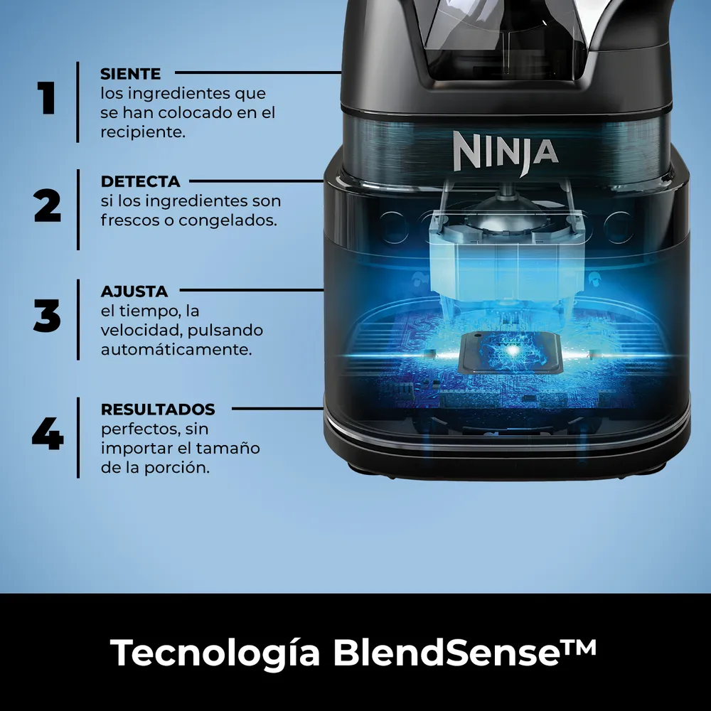 Ninja Detect Power Pro BlendSense TB201 Acero Inoxidable/Negro, foto 5