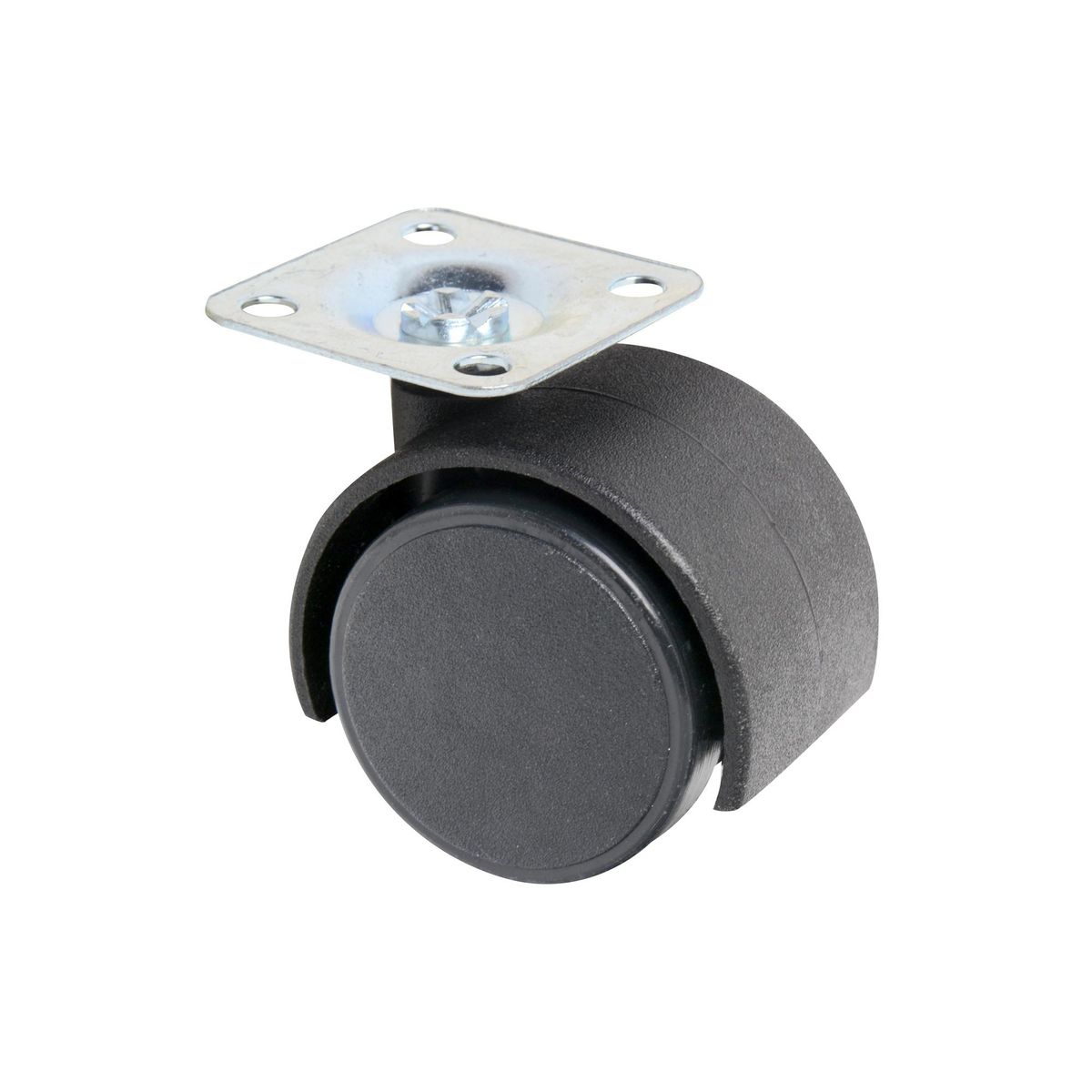 LIOI - Rueda con base giratoria para mueble 40 mm