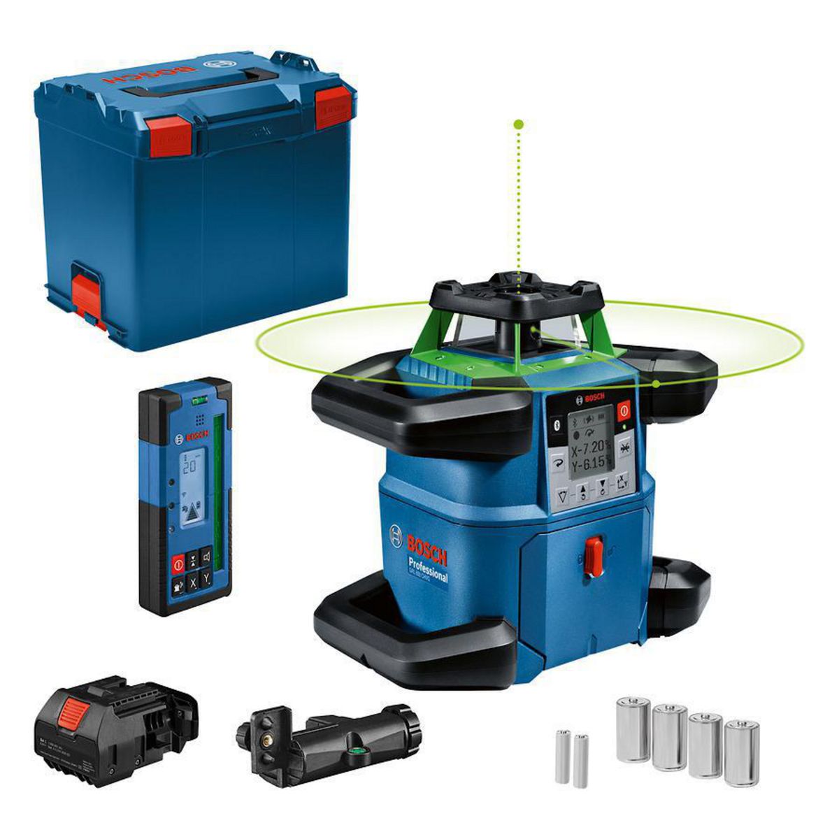 BOSCH - Nivel láser rotativo GRL 650 CHVG con maleta