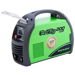 INDURA - Soldadora Arco Manual/TIG (Lift Arc) 200 amp Pantallla LCD + Maleta
