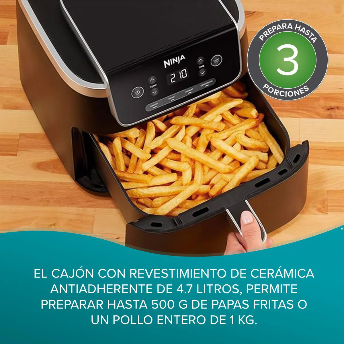 NINJA - Freidora Aire Pro 4.7 Litros AF140EU