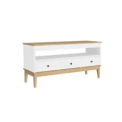 HOGA - Rack TV 50 " Colonial Blanco 120x60x41 cm