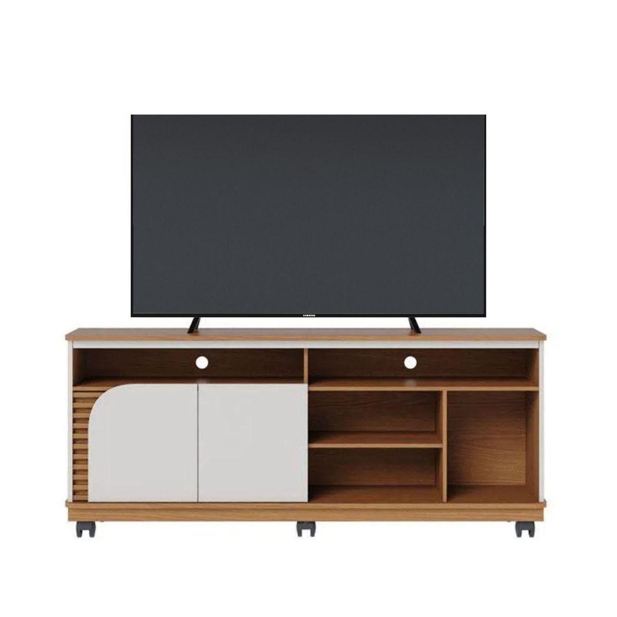 ONESSTA - Rack TV 65 " Jurere 1.5 Freijo/off white 150x63.3x39.3 cm
