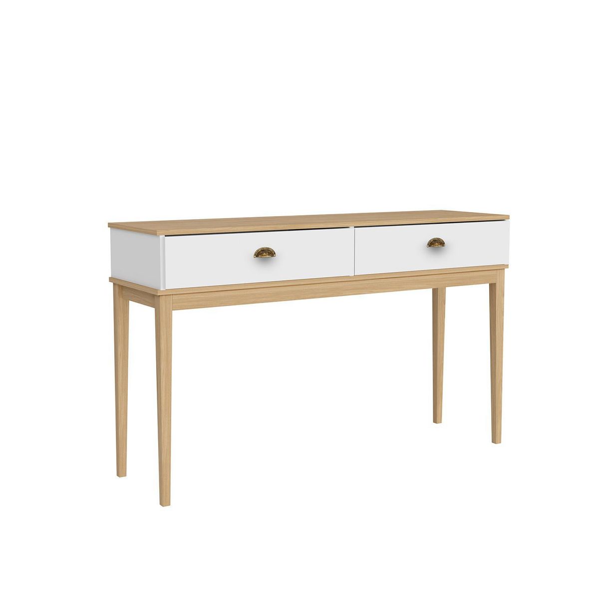 HOGA - Aparador arrimo Colonial Blanco 136x41x89 cm