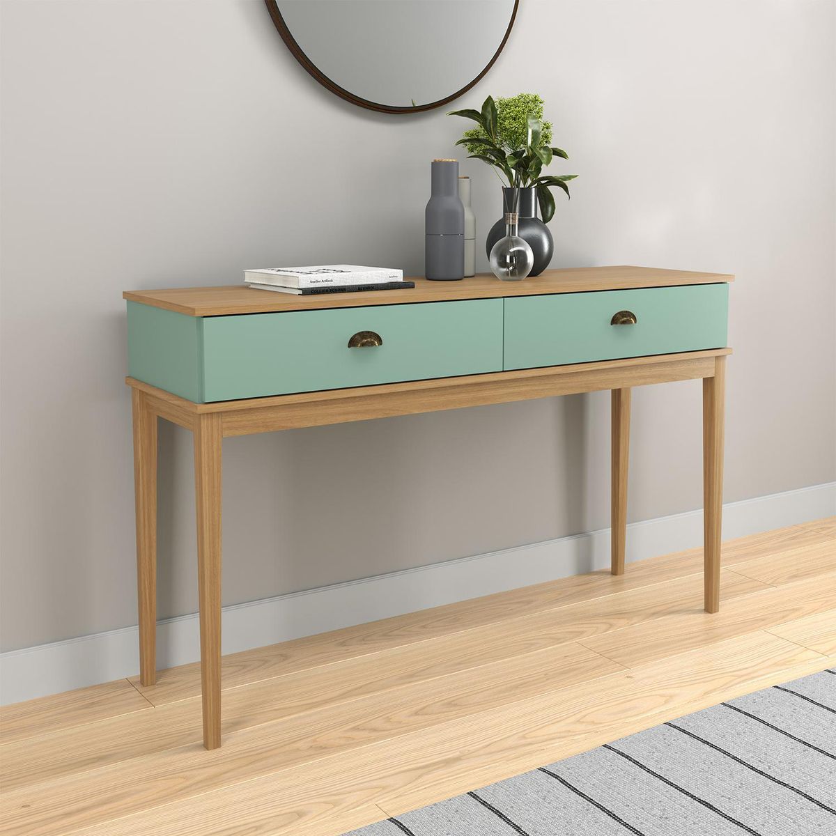 HOGA - Aparador arrimo Colonial Oliva 136x41x89 cm