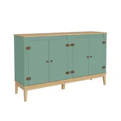 HOGA - Aparador buffet Colonial Oliva 149x41x90 cm