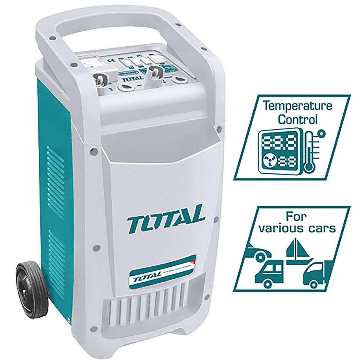 TOTAL - Cargador Y Partidor Bateria 240A