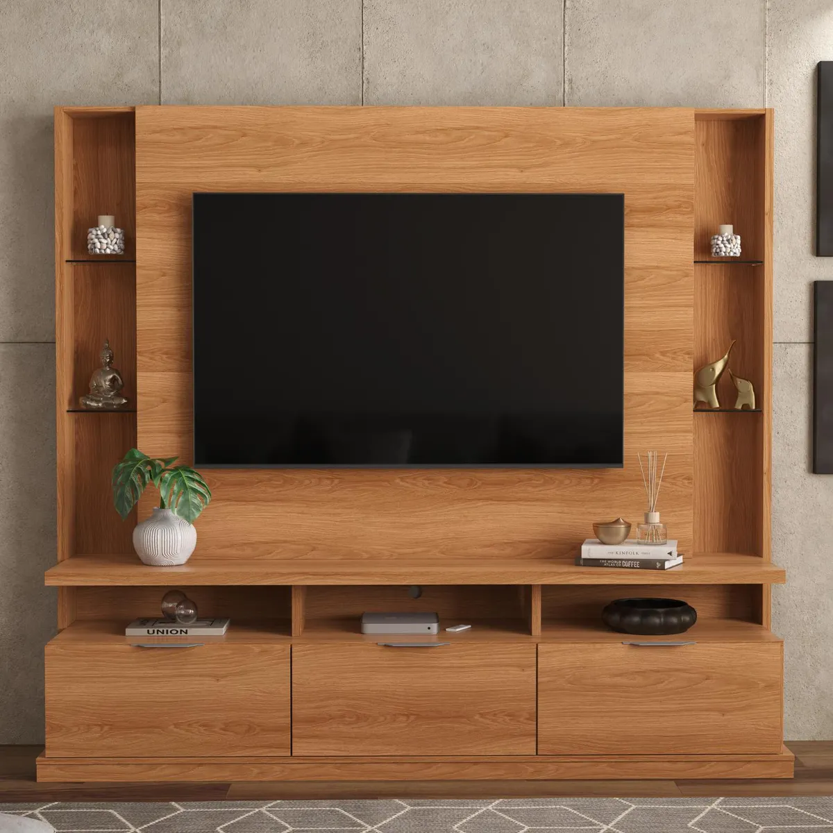 ONESSTA - Home TV 70 " Bilbao Jequitiba 207x188x45 cm