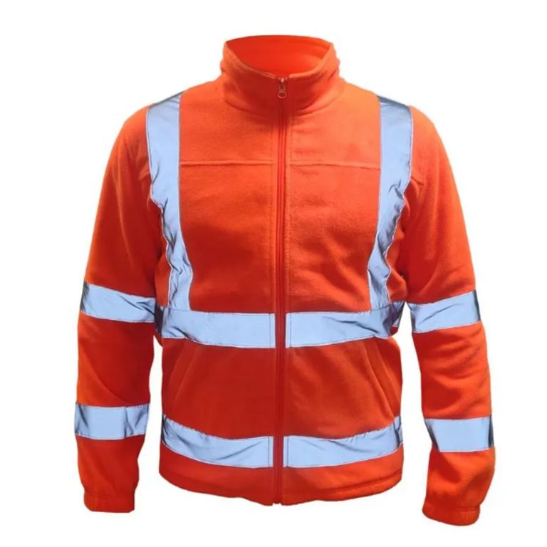 Chaqueta MIcropolar Vial Talla XL Naranjo