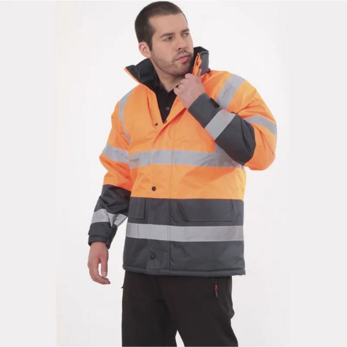 GENERICO - Parka Visibilidad Naranjo S