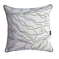 Cojín Algas Crudo/Negro 50x50 cm