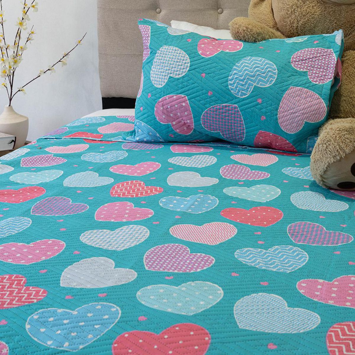 DORAL - Quilt 1.5 plazas ORIGINS Multicolor