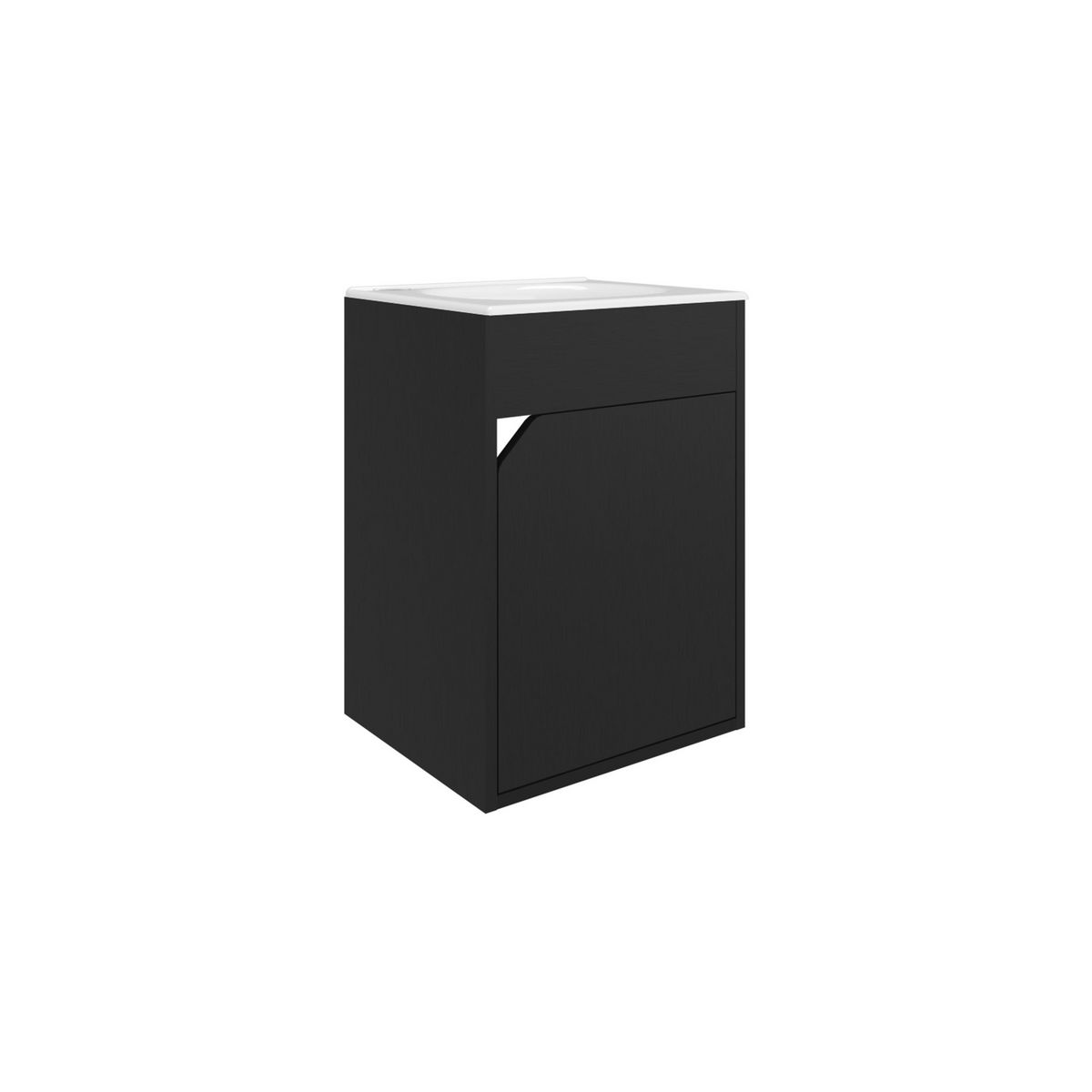 TUHOME - Vanitorio Bethel Wengue 39.4x55x32 cm