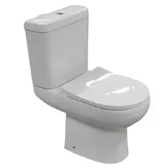 KLIPEN - WC Toilet Two piece Dual Múltiple 6 Litros Mykonos Blanco