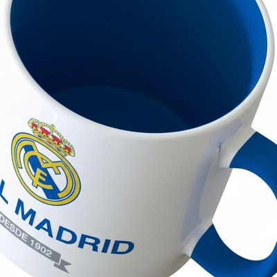 Imagen 2 del producto Taza 400 ml Cerámica Real Madrid Blanco