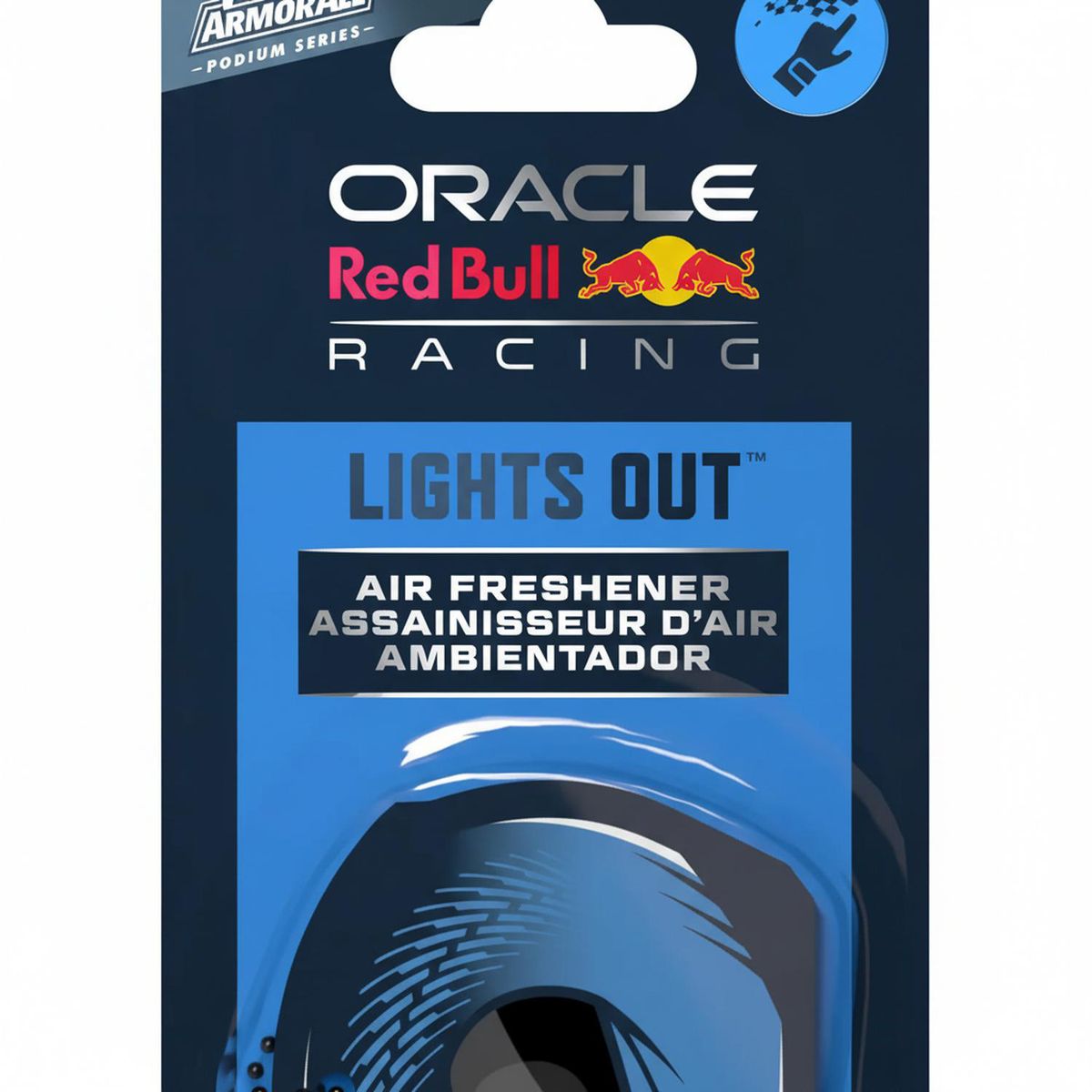 ARMOR ALL - Aromatizante Auto Colgante Casco Lights Out