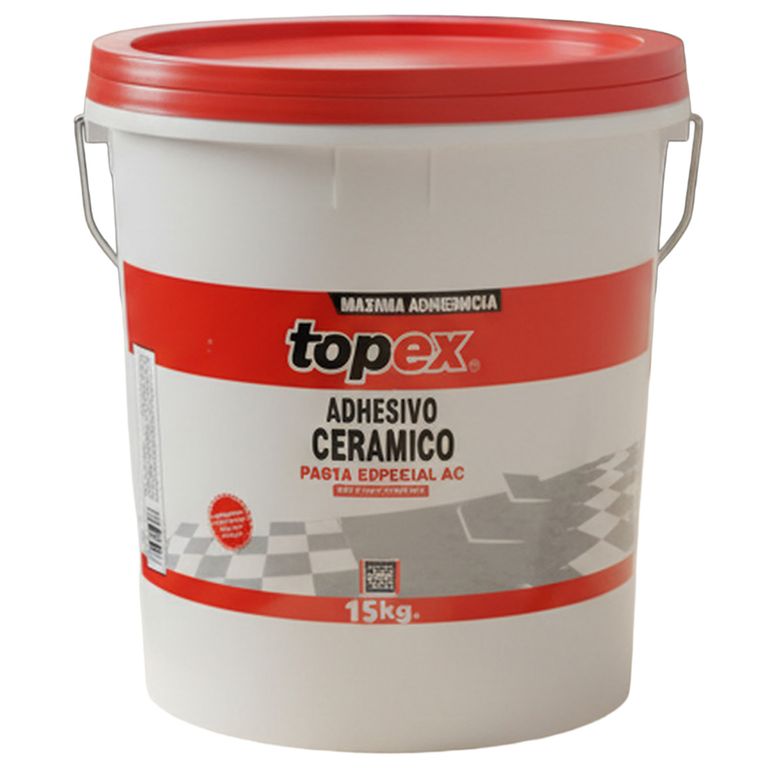 TOPEX Adhesivo Cerámico Muro Superficie Flexible 15 kg | Falabella Chile