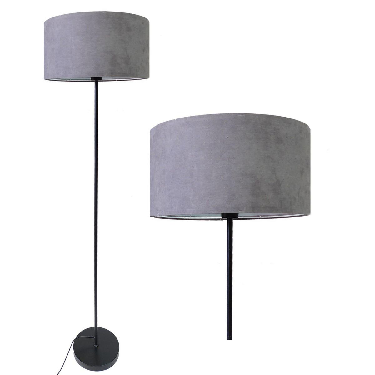 CONCEPT - Lampara de pie EM-FL Gris 40x150 cm