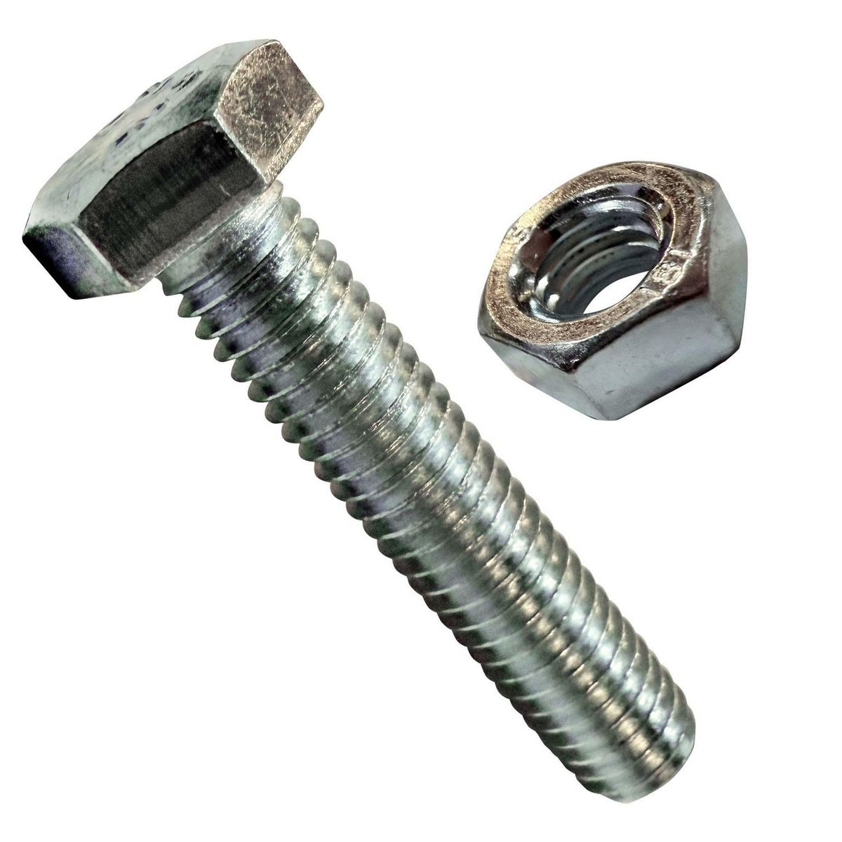 MAMUT - Perno con Tuerca Métrico Metal 30 mm 6 mm 4 unidad(es)