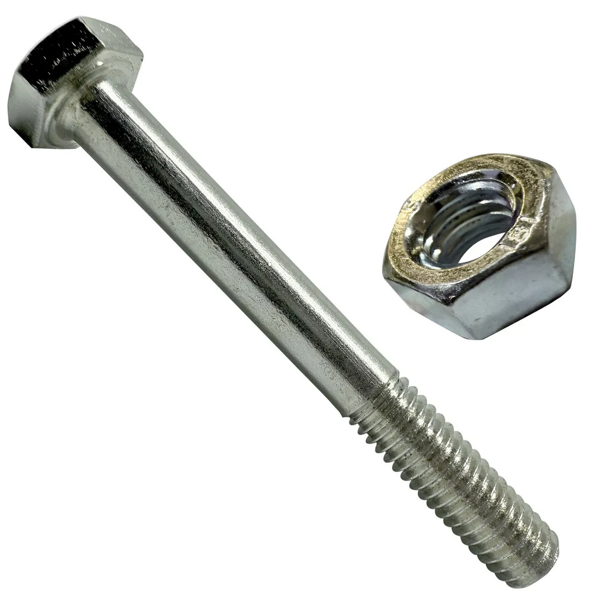 MAMUT - Perno con Tuerca Métrico Metal 50 mm 6 mm 4 unidad(es)