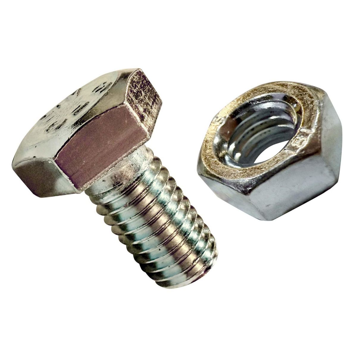 MAMUT - Perno con Tuerca Métrico Metal 15 mm 6 mm 4 unidad(es)