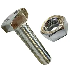 MAMUT - Perno con Tuerca Métrico Metal 40 mm 10 mm 4 unidad(es)