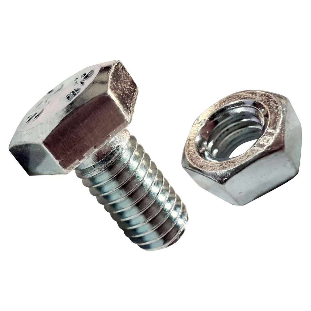 MAMUT - Perno con Tuerca Métrico Metal 10 mm 6 mm 4 unidad(es)