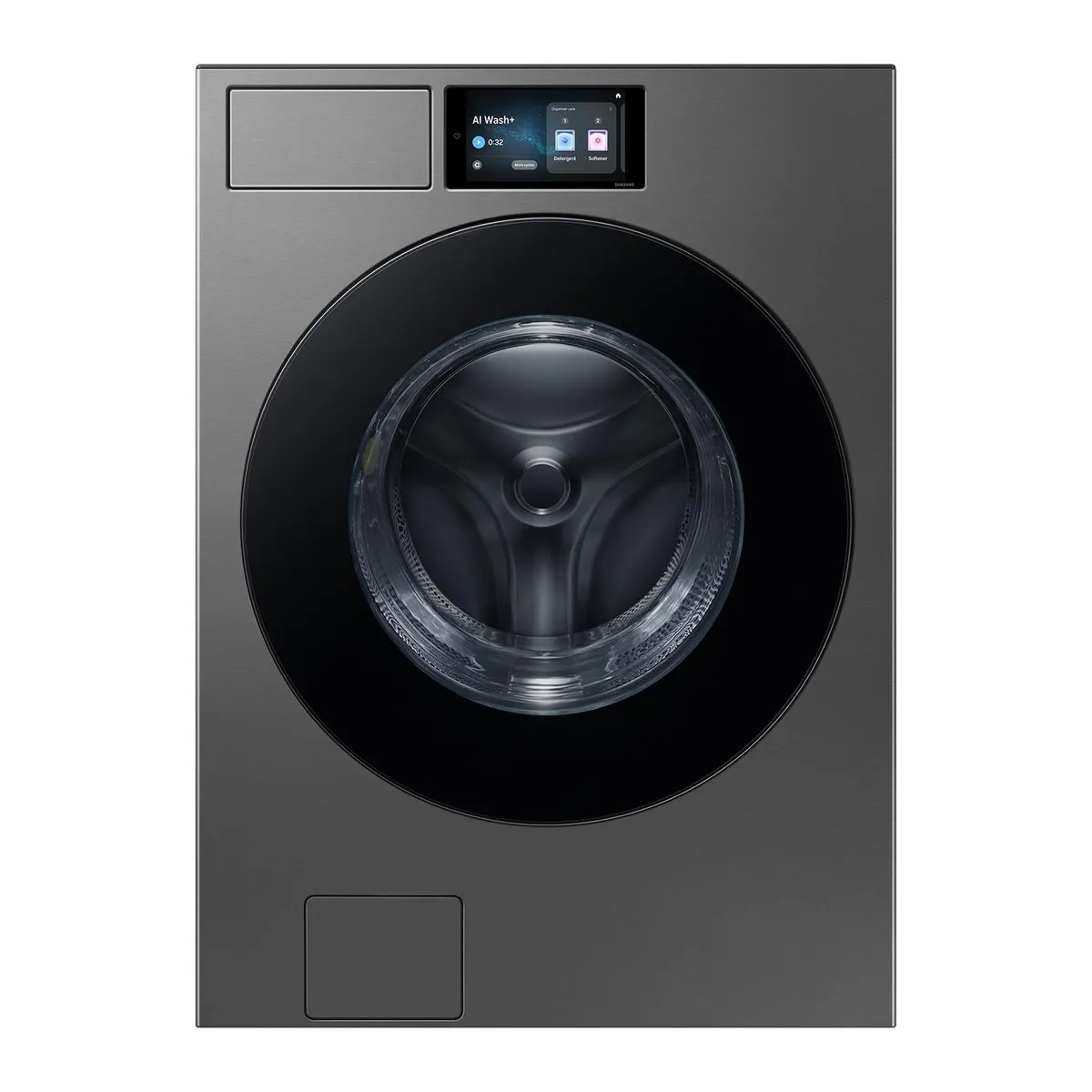 SAMSUNG - Lavadora Carga Frontal 25 kg Acero oscuro WF90F25ADSZS