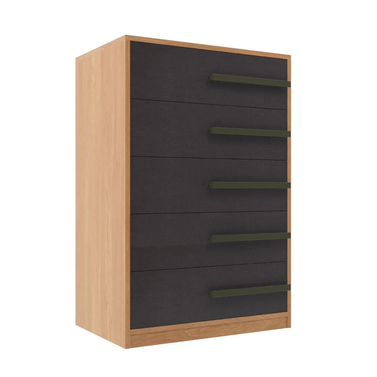 ONESSTA - Cómoda 5 Cajón(es) Violeta 60x90x40 cm Xingu/grafito