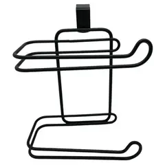 JUST HOME COLLECTION - Portarrollo estanque cromado negro