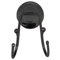 PRO OUTDOOR - Gancho doble de succión negro