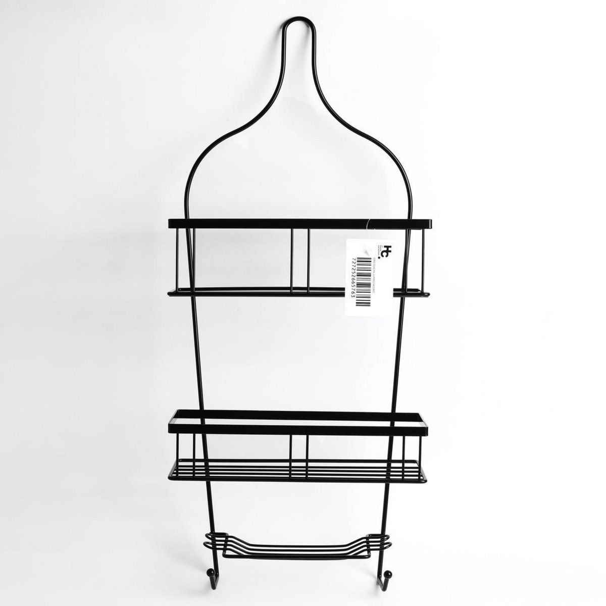 JUST HOME COLLECTION - Organizador ducha Jumbo negro