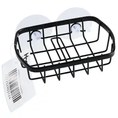 JUST HOME COLLECTION - Jabonera succión negro