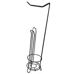 JUST HOME COLLECTION - Porta papel pedestal metal negro