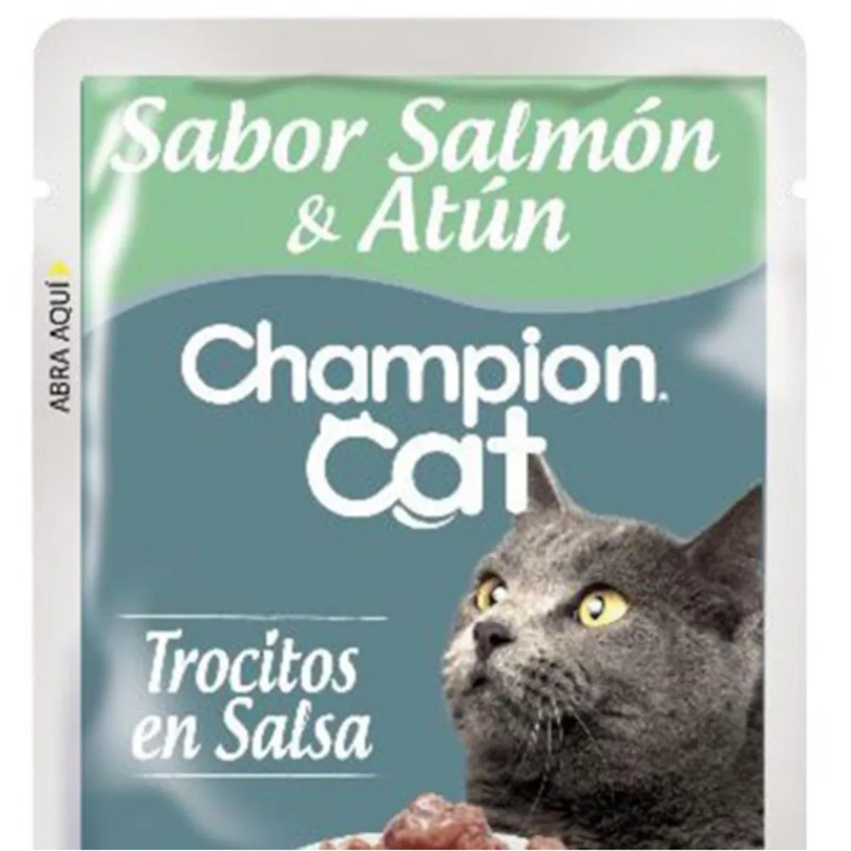 CHAMPION CAT - Alimento húmedo gato para Gato Adulto Salmón y Atún 