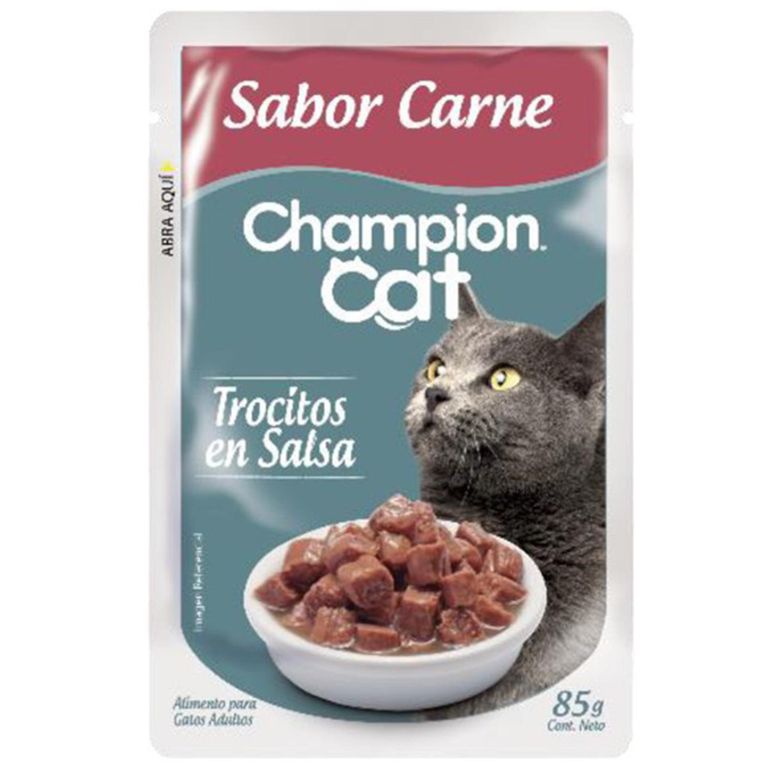 Alimento húmedo gato para Gato Adulto Carne 0.085 kg