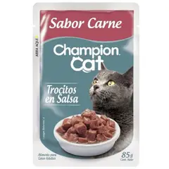 CHAMPION CAT - Alimento húmedo gato para Gato Adulto Carne