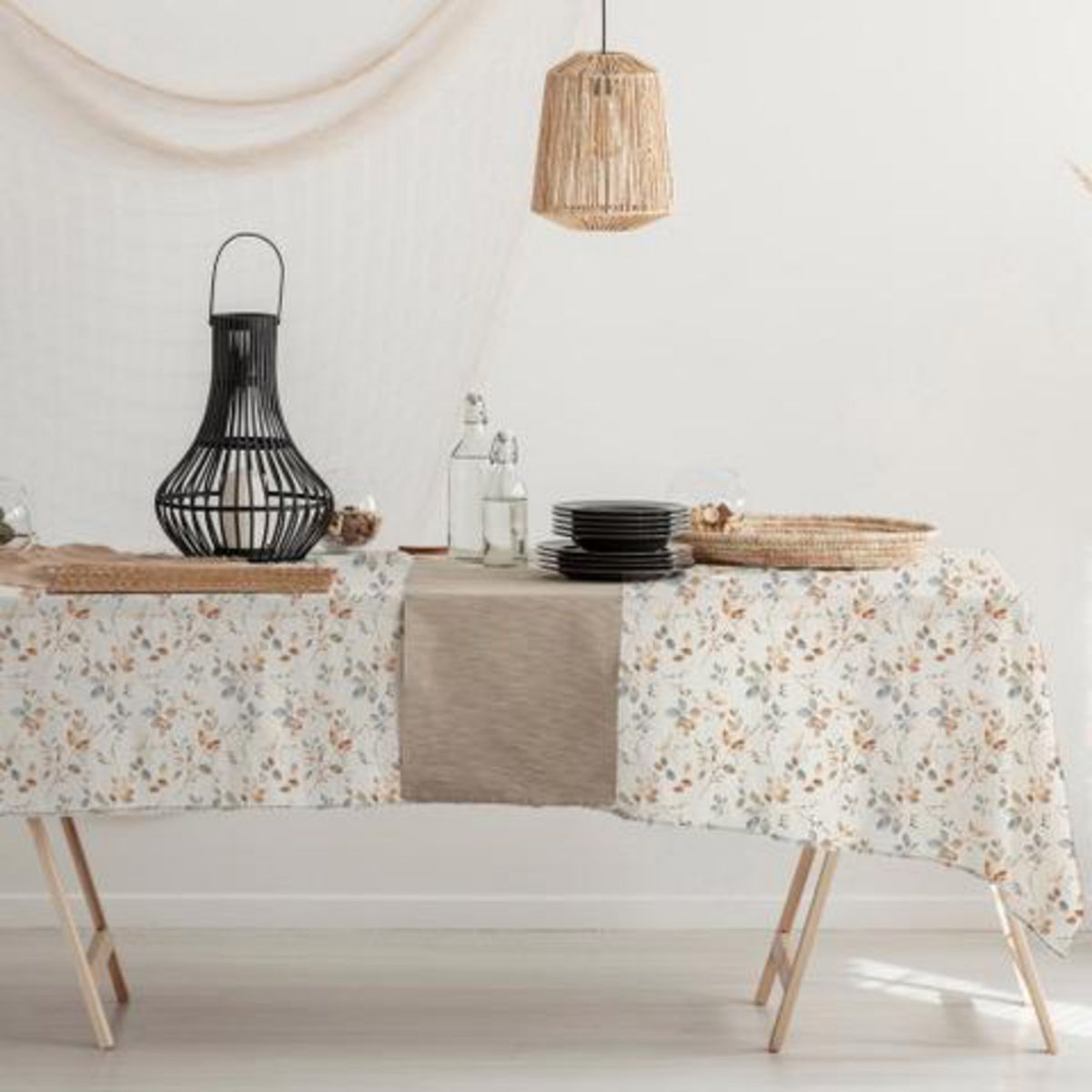 DECO EXPRESS - Mantel Antimanchas Rectangular 180x280 cm Silvestre Multicolor