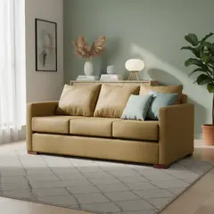 DKORA - Sofá 3 cuerpos Jade 167x68x77 cm Beige