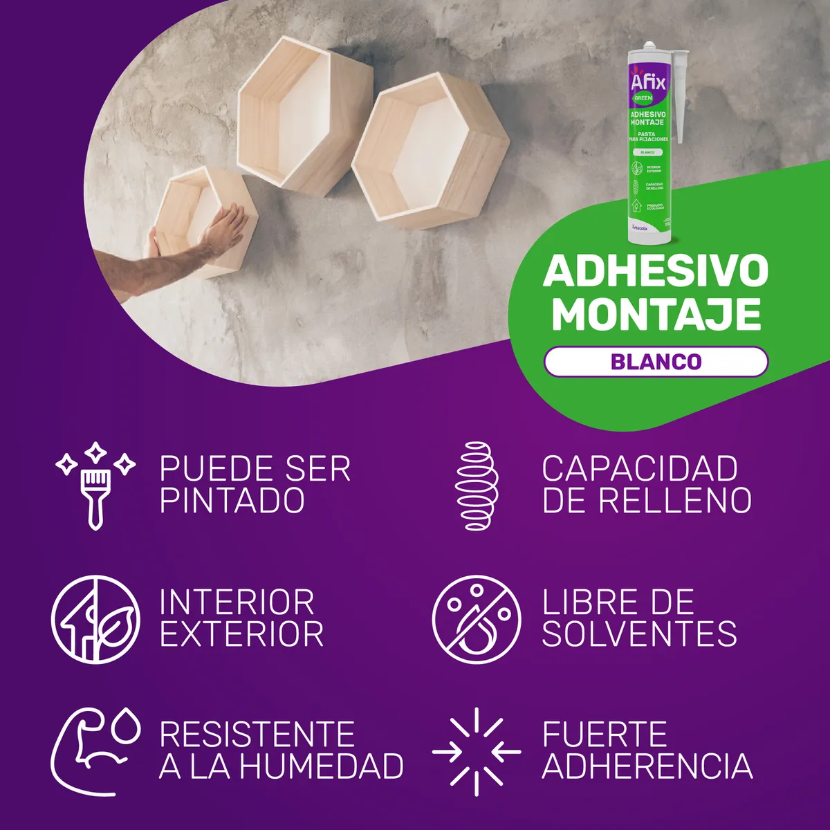 AFIX - Afix Green Montaje Blanco 0,370Kg