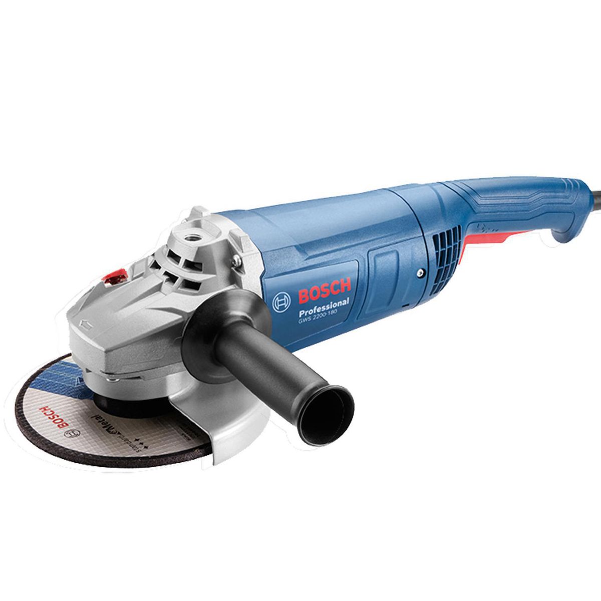 BOSCH - Esmeril angular eléctrico 7" 2200W + Esmeril angular eléctrico 4,5" 850W